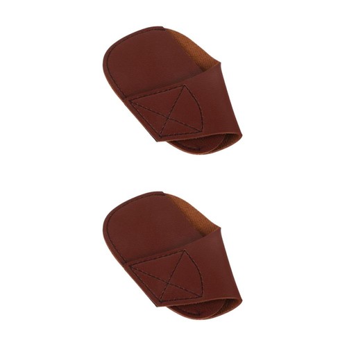 2pcs reusable brown club - brown, pu